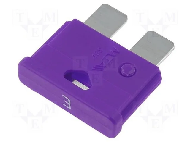 Fusível: Baixa Tensão, 3a, 32vdc, Automotivo, 19mm, Unival
