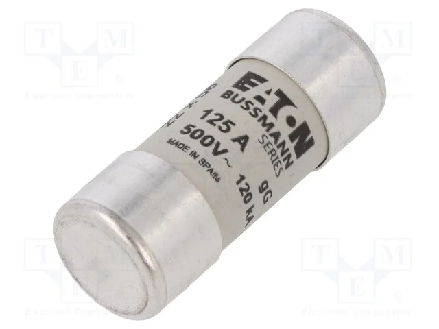 Fusível: Baixa Tensão, Gg, 125a, 400vac, 22,2x58mm