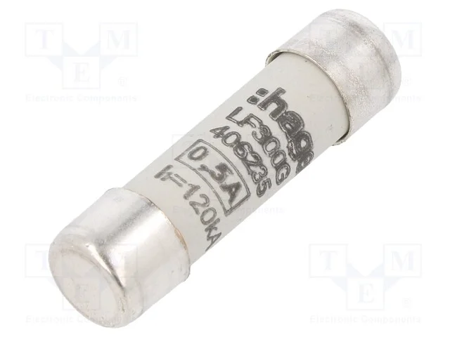 Fusível: baixa tensão, gG,retardado, 500mA, 500VA.