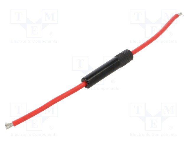 Tomada, Fusíveis Cilíndricos, 6,3x32mm, Imax: 30a, Contatos: Latão