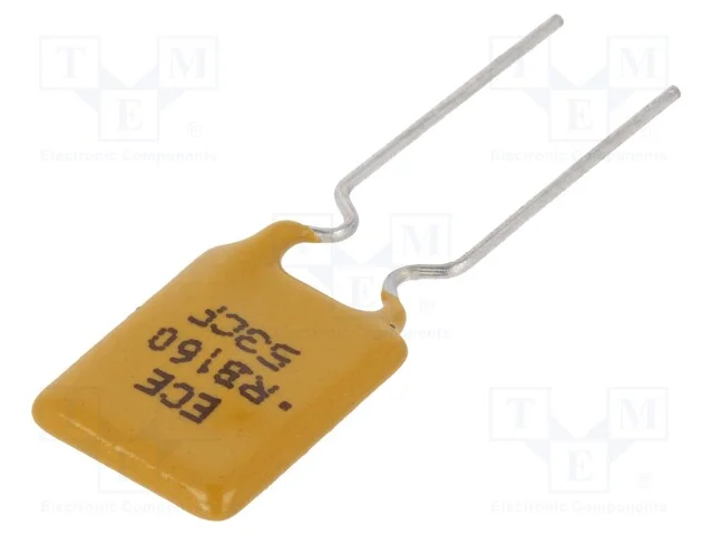 Fusível: de Polímero Ptc, 1,6a, 8,9x15,2mm, 5,1mm, 0,51x7,6mm