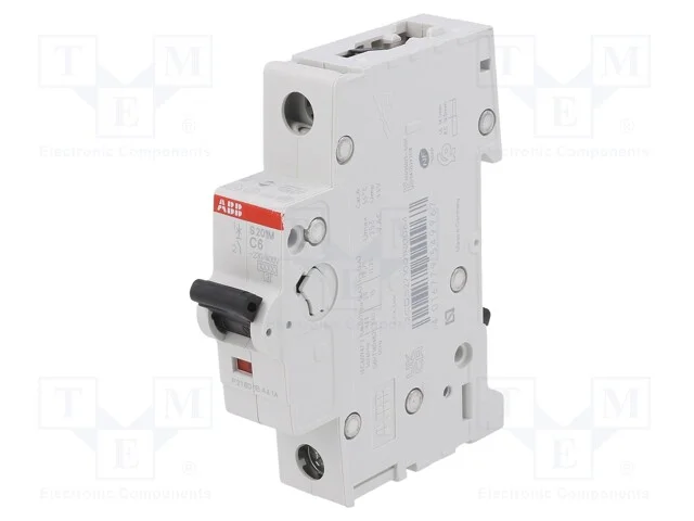 Disjuntor Contra Sobreintensidades, 230/400vac, Inom: 6a, Car: C