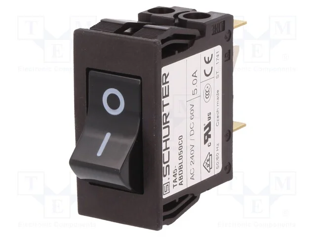 Disjuntor Contra Sobreintensidades, Unom: 240vac, 60vdc, 5a, Dpst
