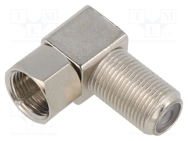 Adapter, F male,F female, Insulation: POM, 75O, M.