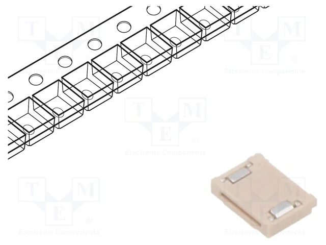 Conector: FFC/FPC, Easy-On, PIN: 6, SMT, horizont.