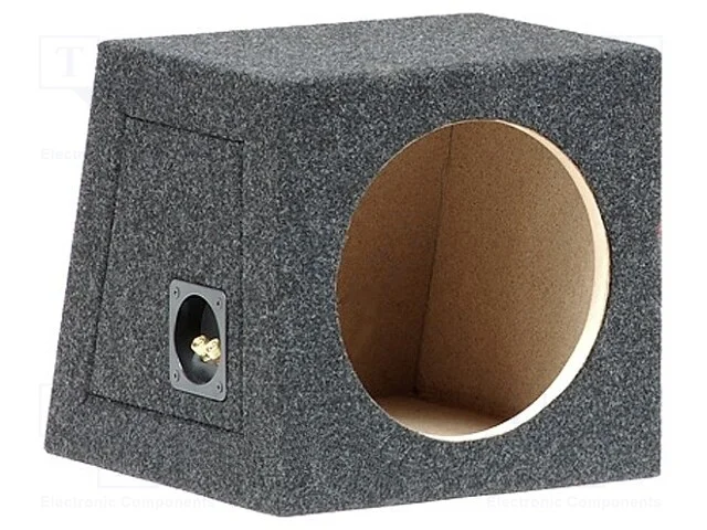 Carca&ccedil;a do Alto-Falante, Mdf, Mistura Preta, Tecido, 250mm, 20l