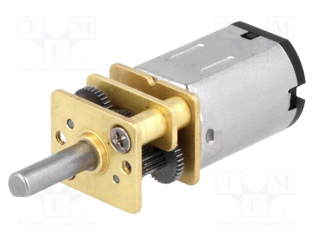 Motor: Dc, com Transmissão, Hpcb, 6vdc, 1,5a, Eixo: Incisão D, 298: 1