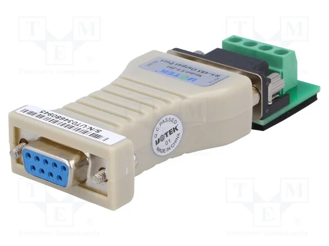 M&oacute;dulo: Conversor, Rs232,Rs485, D-Sub 9pin,De Cavilha