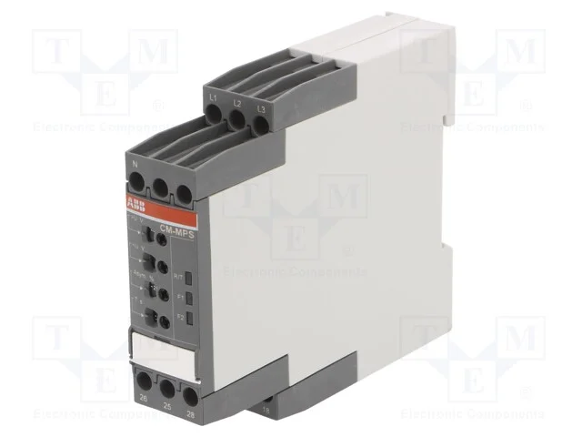 M&oacute;dulo: rel&eacute; de supervis&atilde;o de tens&atilde;o, para trilho.