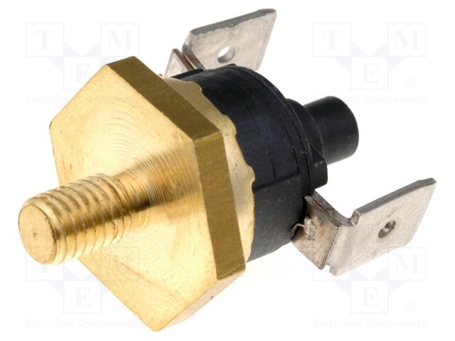 Sensor: termostato, NC, 170C, 16A, 250VAC, conect.