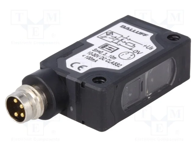 Sensor: Fotoeléctrico, Cobertura: 0,3÷10m, Pnp, Dark-On, 100ma