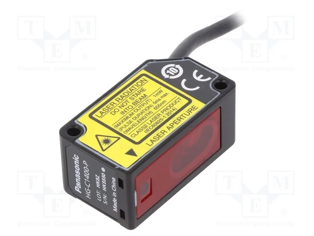 Sensor: distância, laser, reflexão, Cobertura: 40.