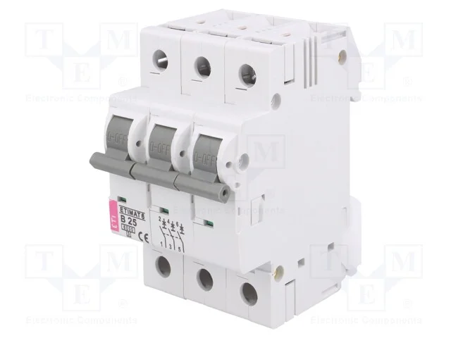 Disjuntor Contra Sobreintensidades, 230/400vac, Inom: 25a, Car: B