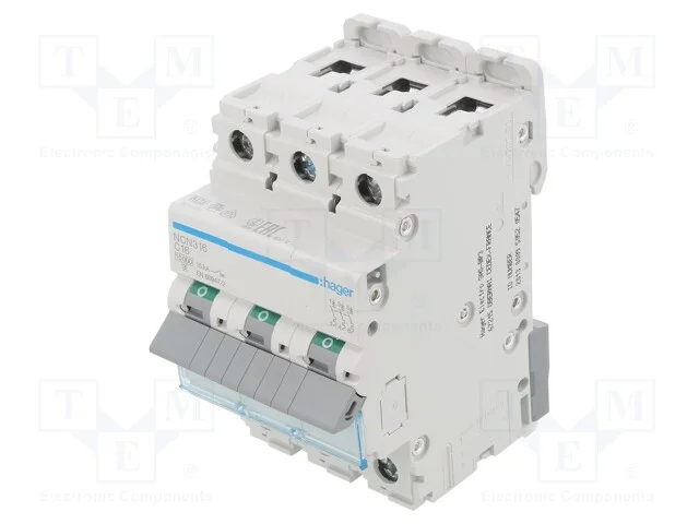 Disjuntor Contra Sobreintensidades, 230/400vac, Inom: 16a, Car: C