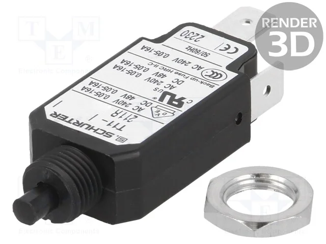 Disjuntor Contra Sobreintensidades, Unom: 240vac, 48vdc, 8a, Spst