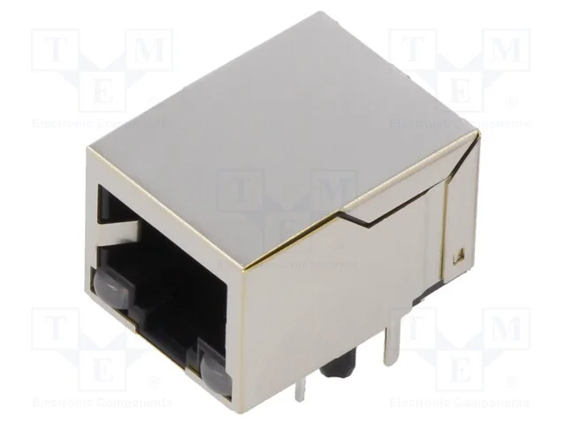 Tomada, RJ45, PIN: 8, blindadas,com d&iacute;odo LED, Si.