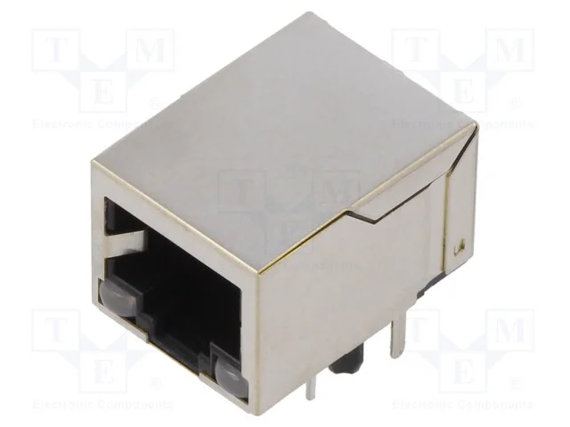 Tomada, RJ45, PIN: 8, blindadas,com d&iacute;odo LED, Si.