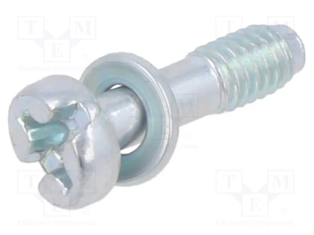 Fixation screw, for contact inserts