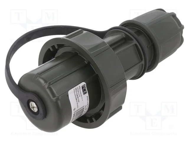 Conector: de alimentação, macho, ficha, 2P+PE, 25.