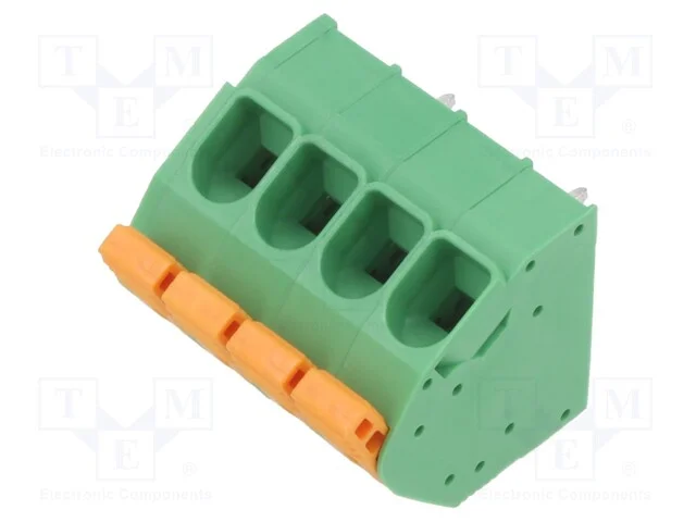 PCB bloco terminal, angulares, 7,5mm, faixas: 4, .