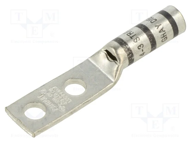 Terminal: anel tubular, 1/4, cerrar, com cabo, li.