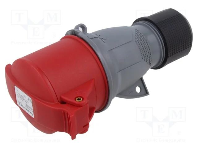 Conector: de alimenta&ccedil;&atilde;o AC 3 fases, ficha, f&ecirc;mea.