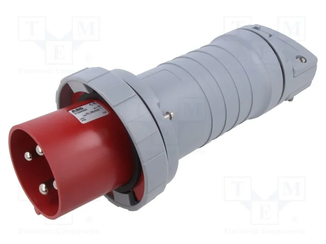 Conector: de alimenta&ccedil;&atilde;o AC 3 fases, ficha, macho.