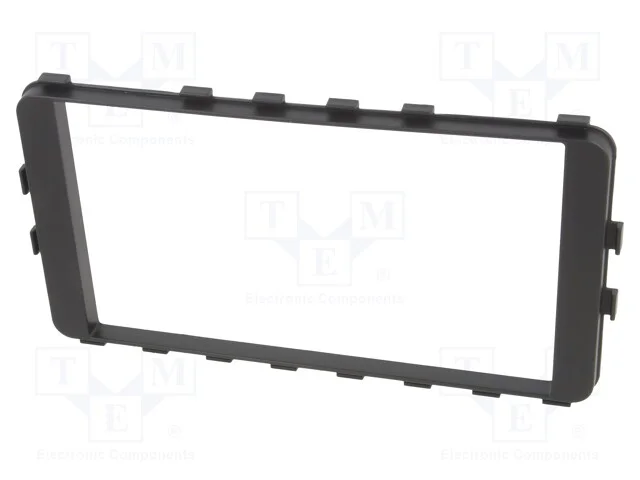 Moldura do rádio, Toyota, 2 DIN, preta