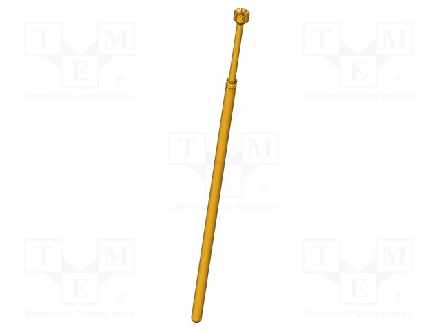 Agulha para teste, Flex&atilde;o das molas de trabalho: .