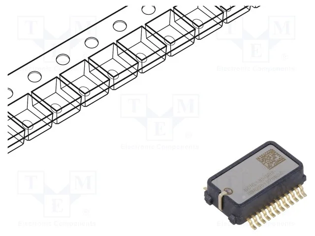 Sensor: Locação, 3÷3,6vdc, Spi, Smd,Smt, -40÷125c, Escala: +125/S