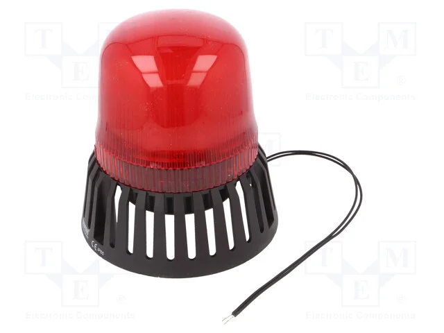 Sinalizador: sonoro- fônico, vermelho, IT, 12÷24V.