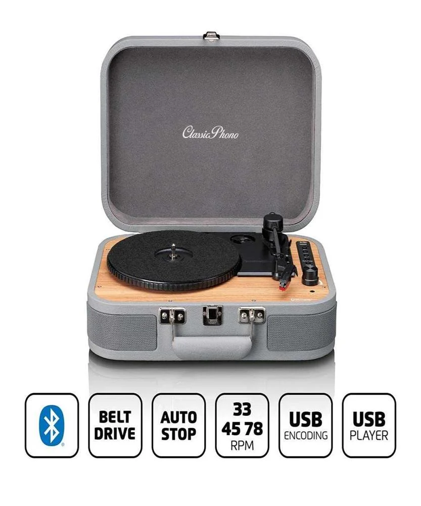 Giradiscos Con Bluetooth Y Usb Reproductor / Grab