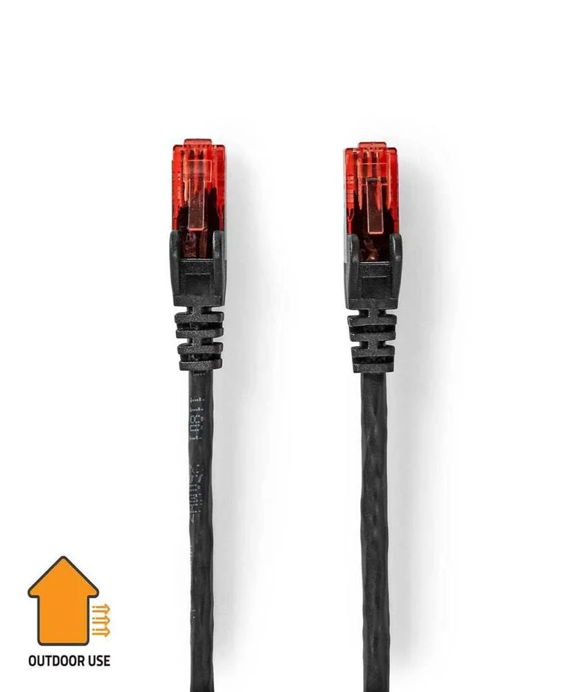 Cabo de Vermelho Cat6 Rj45 Macho Rj45 Macho U/Utp