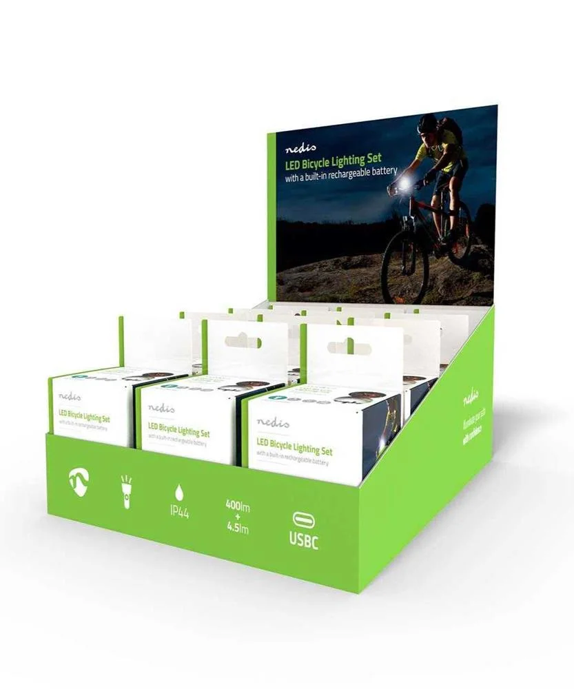 Luz de Bicicleta  Alimentado Por Baterias  5 V Dc.