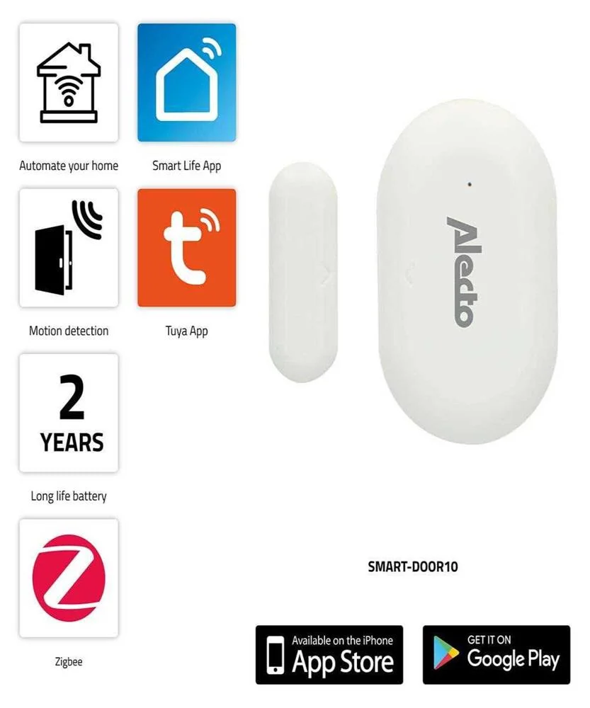 Smart-Door10 Sensor de Contacto Inteligente Zigbe.