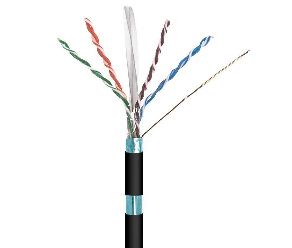 Bobine Cabo de Dados Ftp Cca Cat.6 Awg23 P/ Exterior 1000 Mts - Nimo