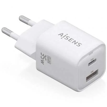 Cargador Gan de Pared Aisens Asch-35w2p024-W/ 1xu