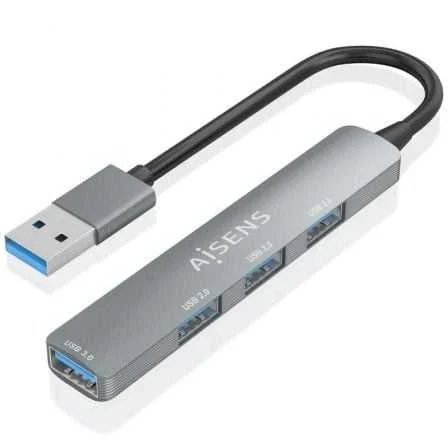 Hub Usb 30 Aisens A106-0859/ 4xusb/ Gris