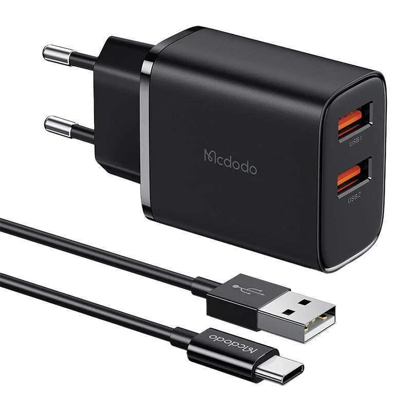 Mcdodo Ch-5072 Usb-A*2, carregador de corrente 12.