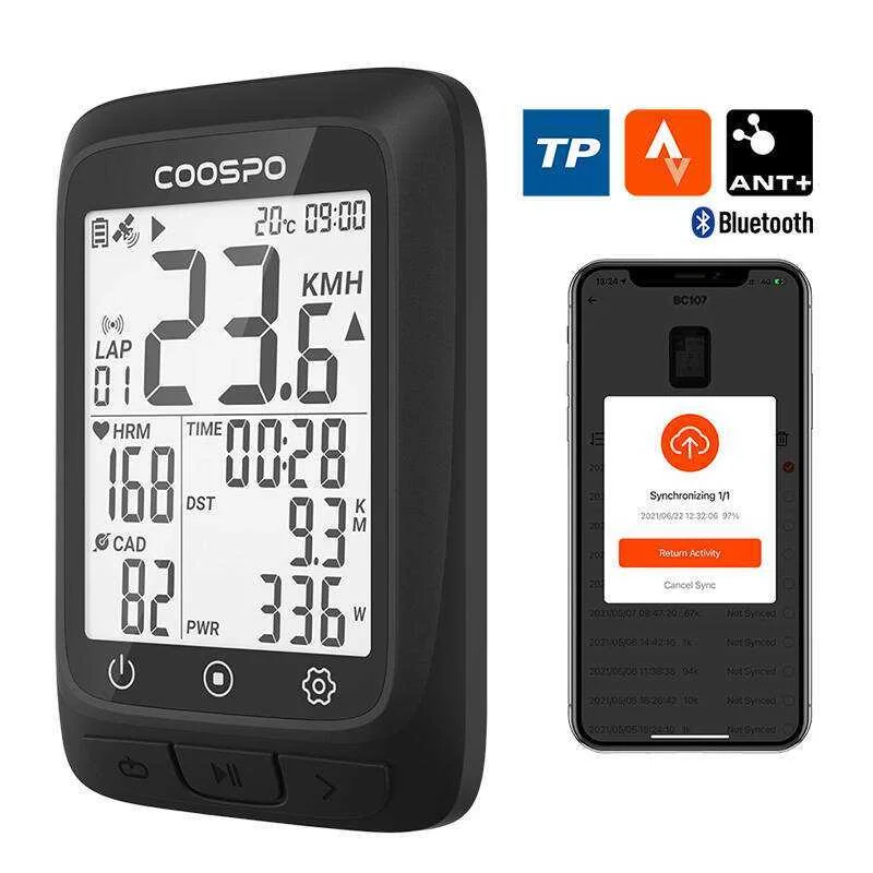 Computador de bicicleta Coospo Bc107