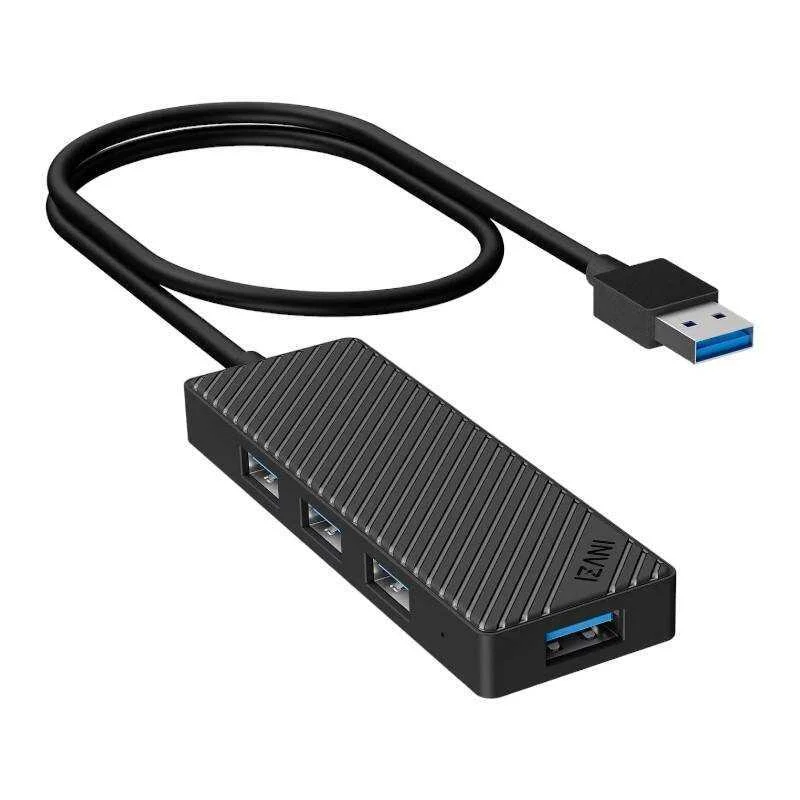 Adaptador Hub 4 em 1, Invzi, Mh04, 4x Usb 30
