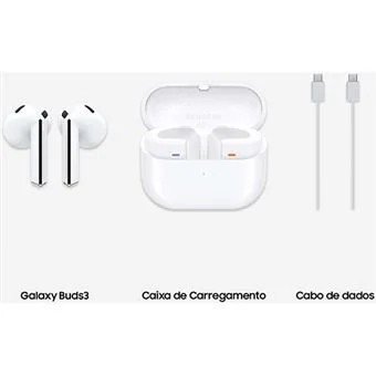 Auriculares Bluetooth Galaxy Buds 3 Bluetooth Branco - Samsung