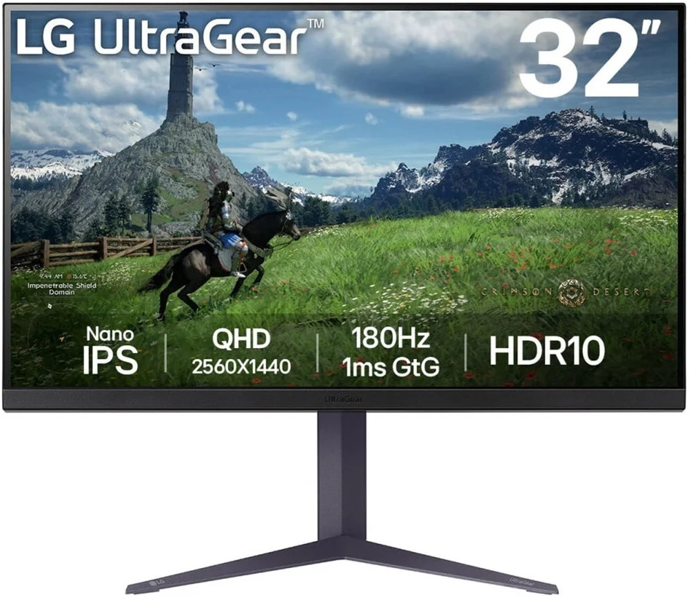 Monitor 32" 32GS85QX-B Quad HD Preto - LG