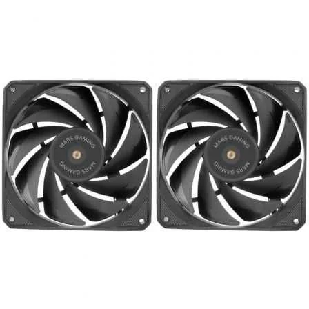 Pack 2 Ventiladores Mars Gaming Mf-Nclx2/ 12cm