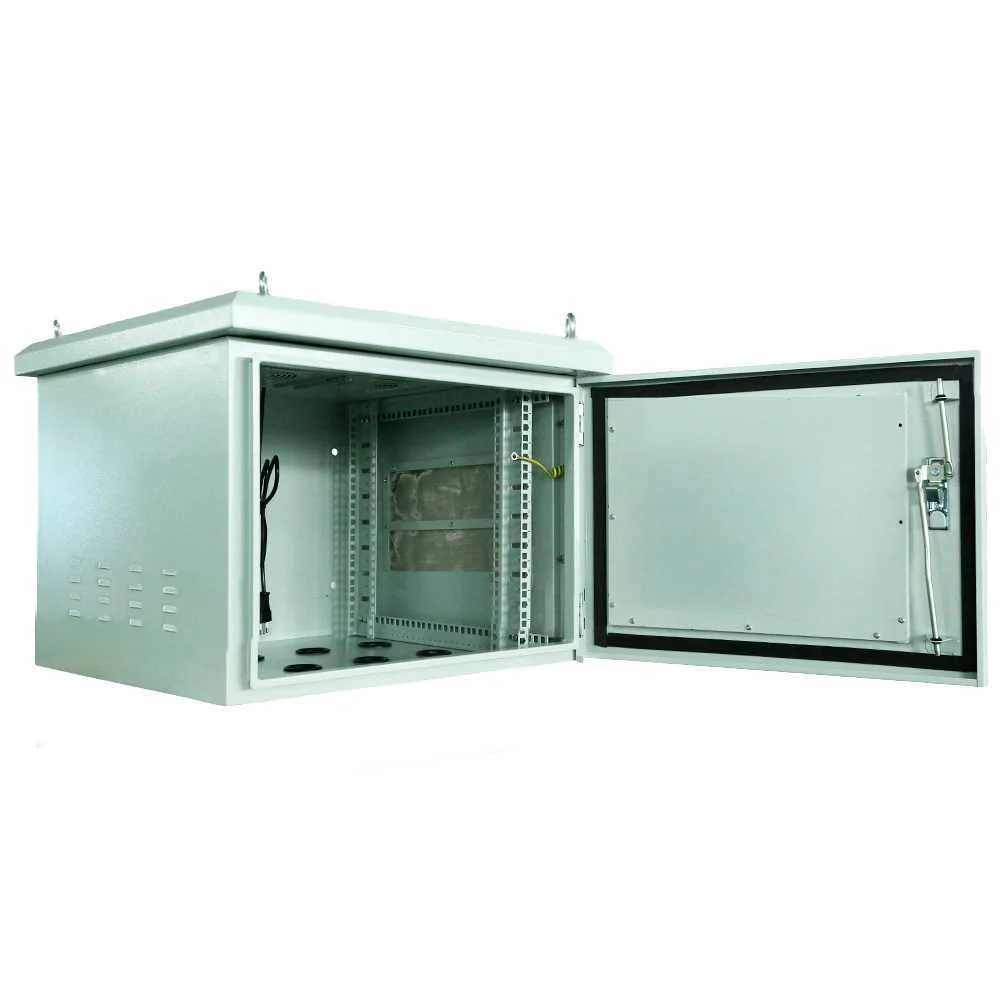 Armário Rack para Parede - Até 6u Rack de 19"" - Até 100 Kg de Carga - com Grelhas de Ventilação e P
