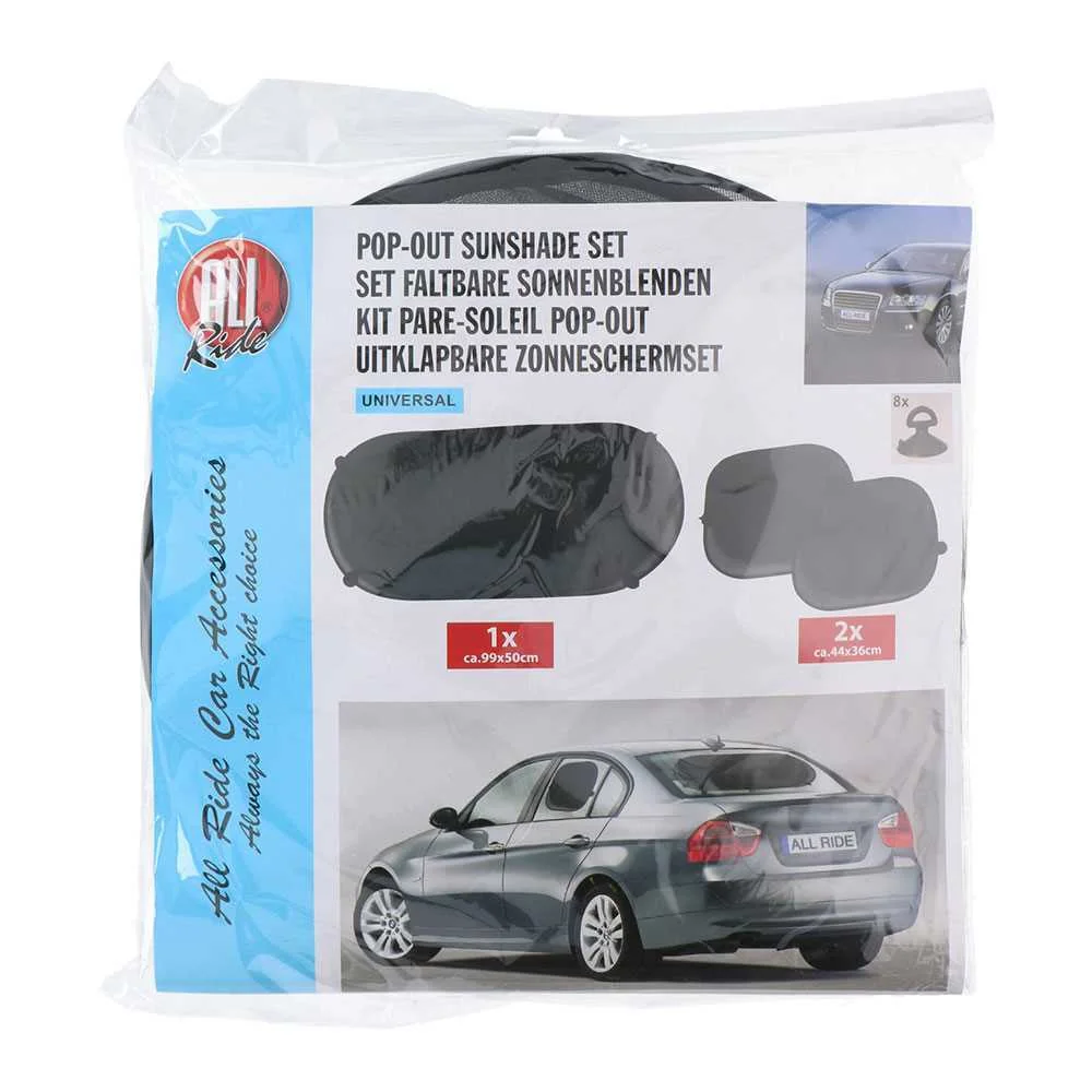 Pack Para-Sol Pop-Out de Carro, Cor Preto. All Ri.