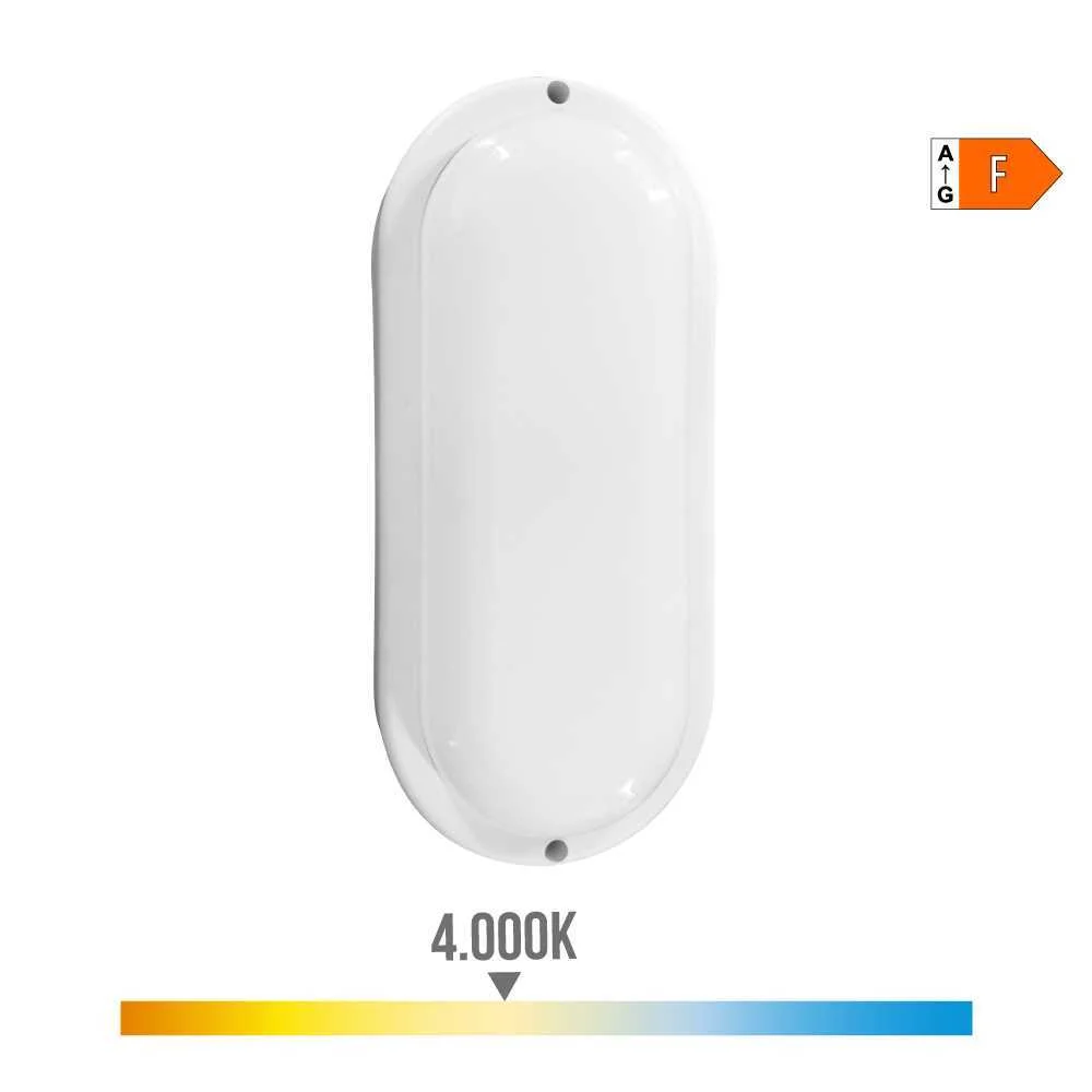 Aplique Oval LED com Sensor 18w de Movimento 1820.