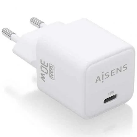 Cargador Gan de Pared Aisens Asch-30w1p035-W/ 1xu