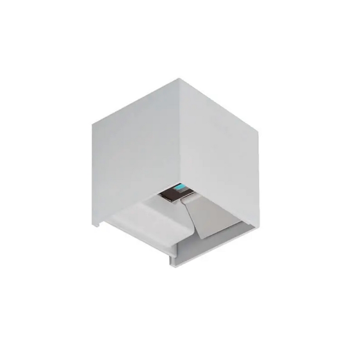 Aplique LED Cubo 10w 3000k Branco com Ângulo Ajustável