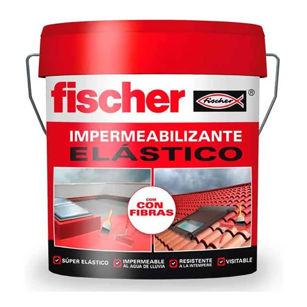 Impermeabilizante 15l Cinzento com Fibras 547154 .